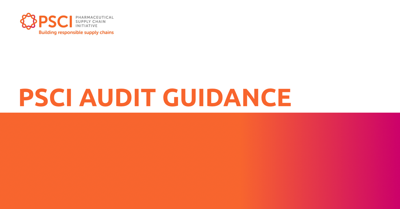 Audit Guidance For PSCI Audits