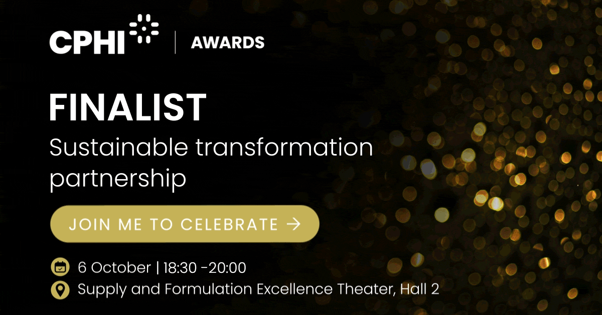 PSCI Decarbonization Summit selected as finalist for the CPHI Pharma Awards 2026