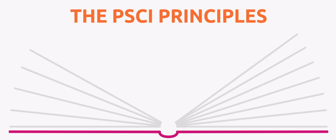 Announcing: Updated PSCI Principles now available