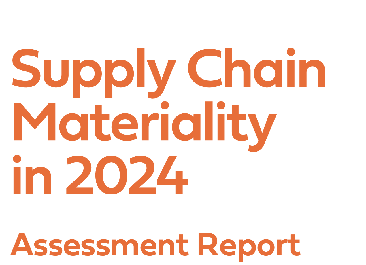 PSCI Supply Chain Materiality in 2024: Assessment Report