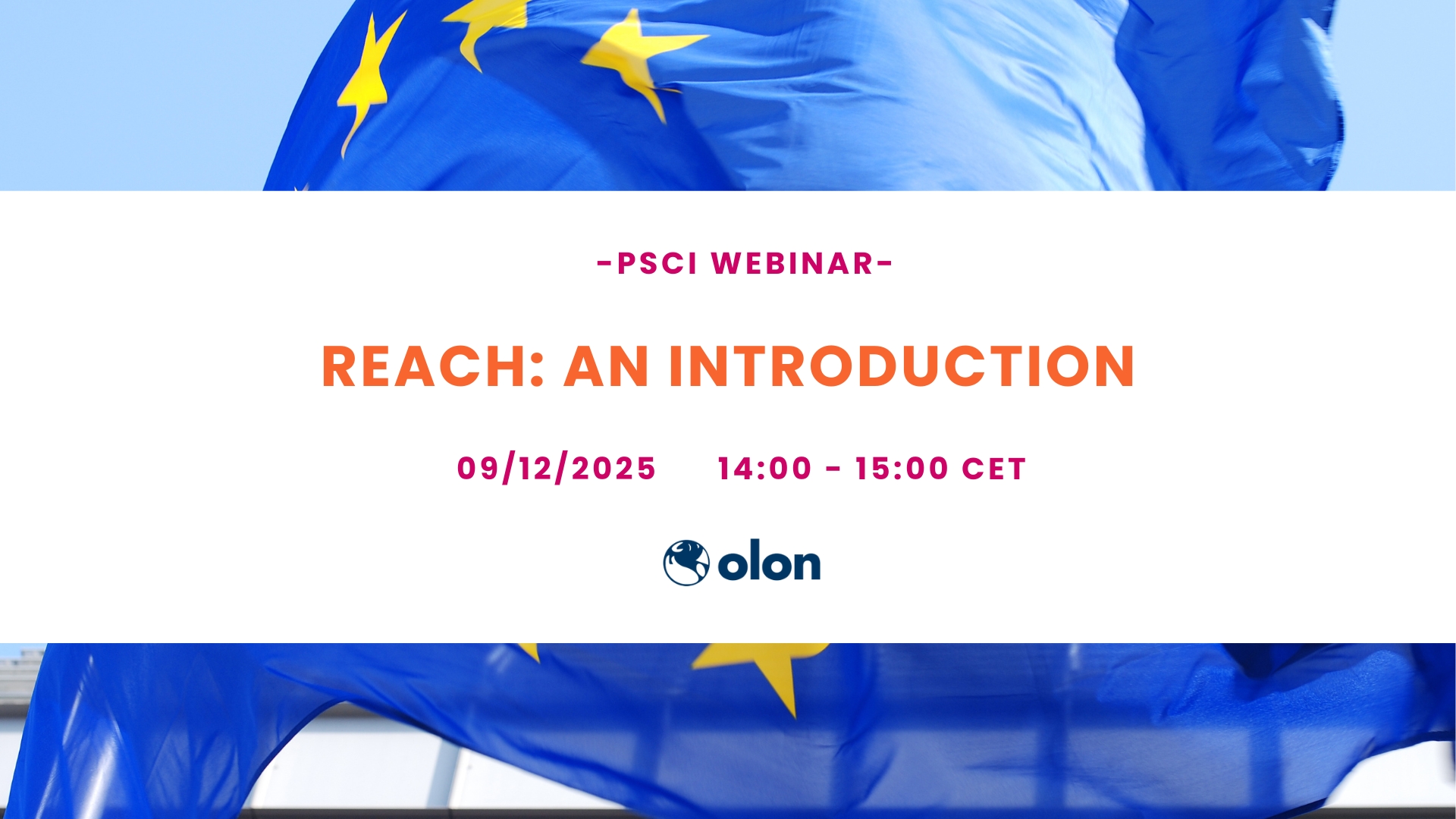 PSCI Webinar: REACH an Introduction