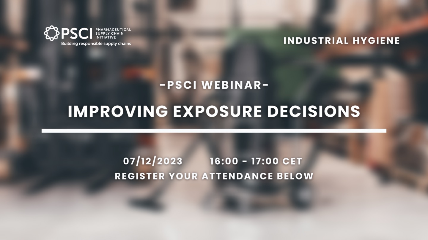 PSCI Webinar: Improving Exposure Decisions