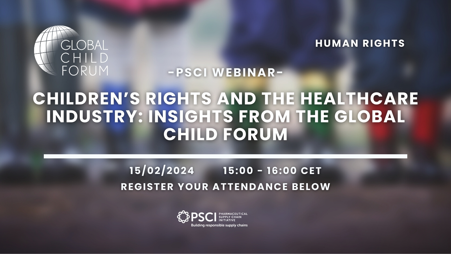 PSCI Webinar: Children's Rights and the healthcare industry: insights from the Global Child Forum
